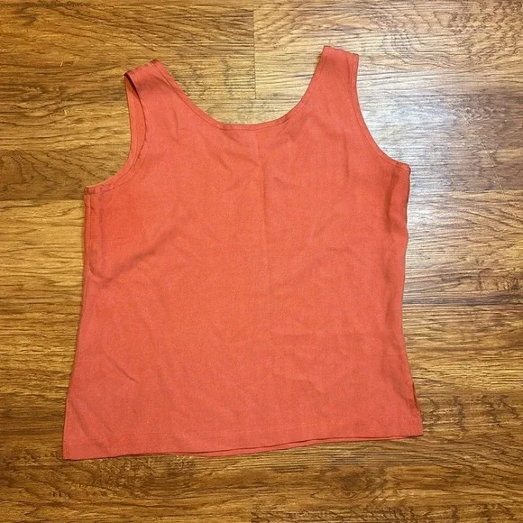 Bamboo Traders 100% Silk Tank Top - Picture 4 of 9